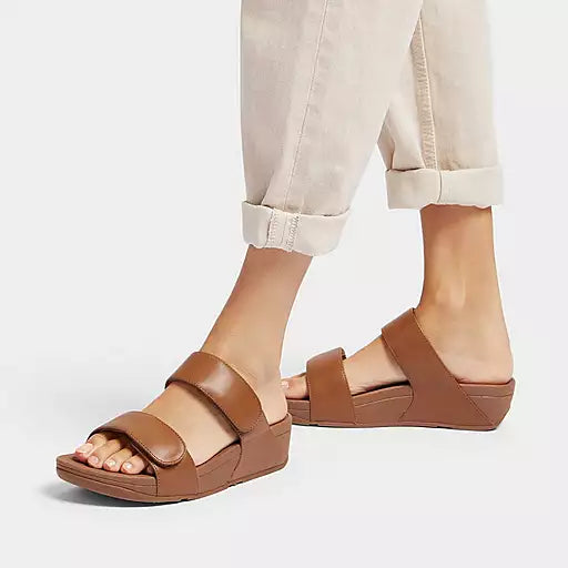 Fit Flop Light Tan Lulu Adjustable Slide