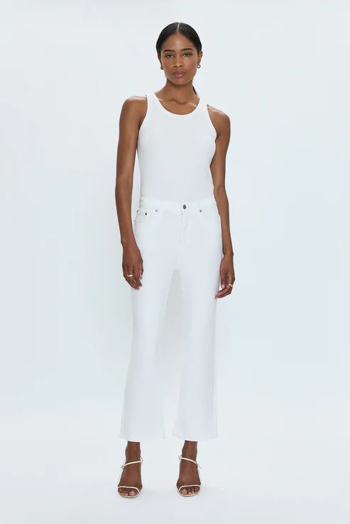 Lennon HR Crop Boot White