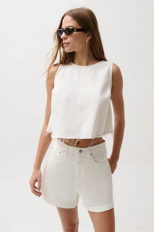 Rue Crop Pop Over Swing Top