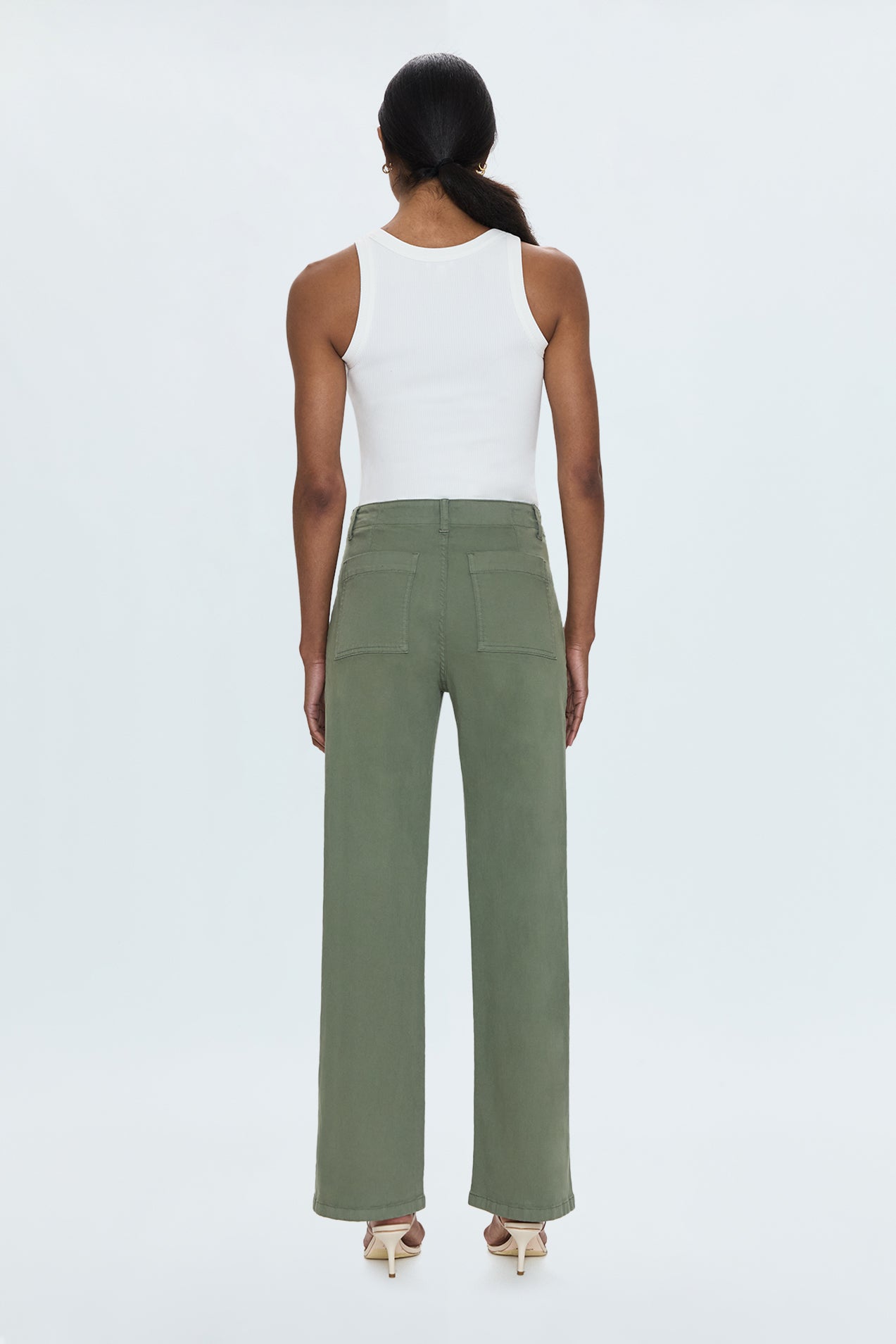 Pistola Nicole Full Length Wide Leg Pant.