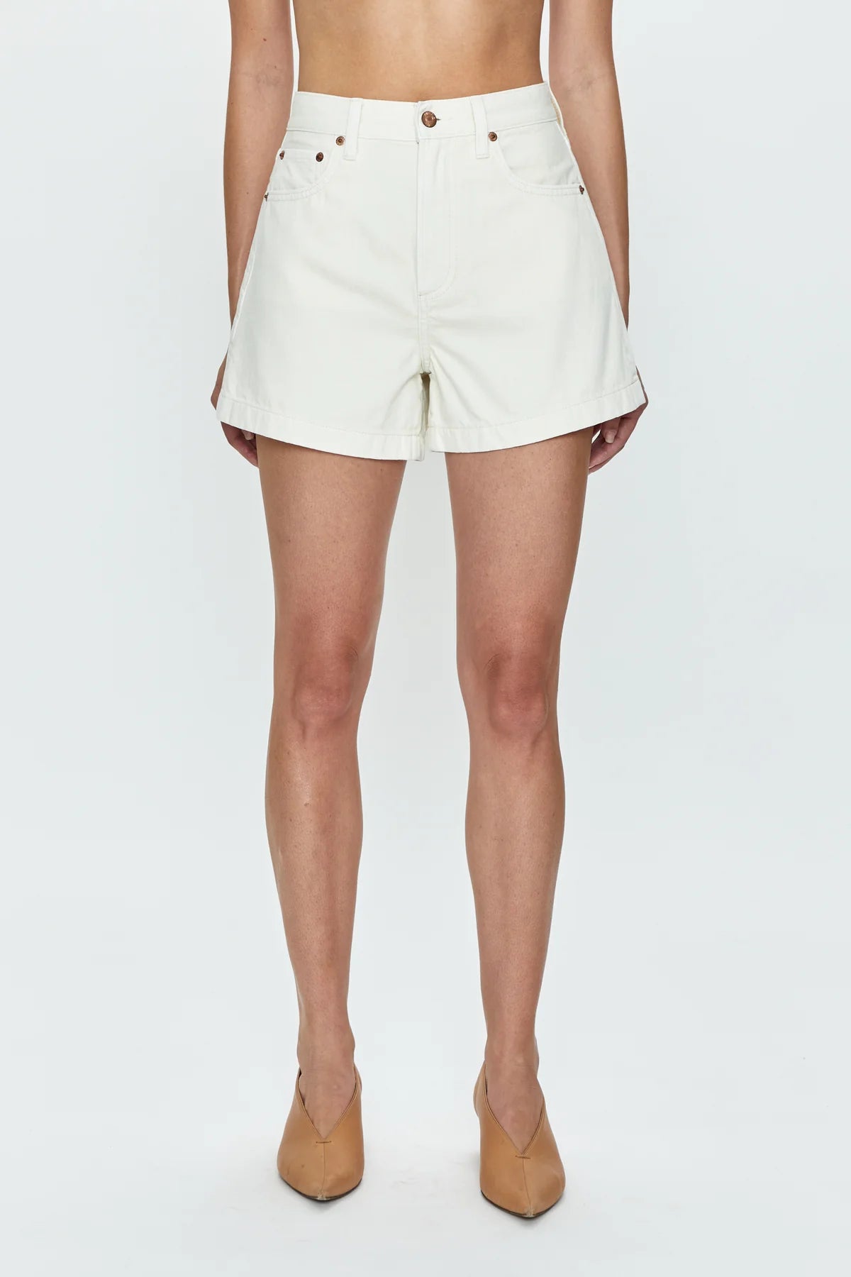 Saige High-Rise A-line Shorts