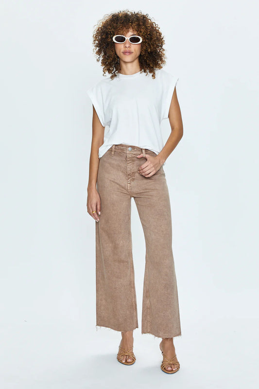 Penny Crop High Rise Wide Leg Crop