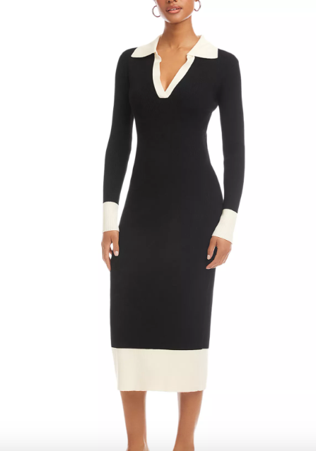Belle Ribbed Polo Dress