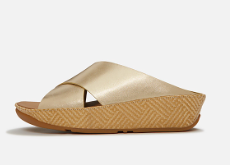 Lulu Lux Graphic Weave Cross Slide A4P