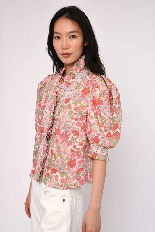 Zuri SS Top Clarabell Print