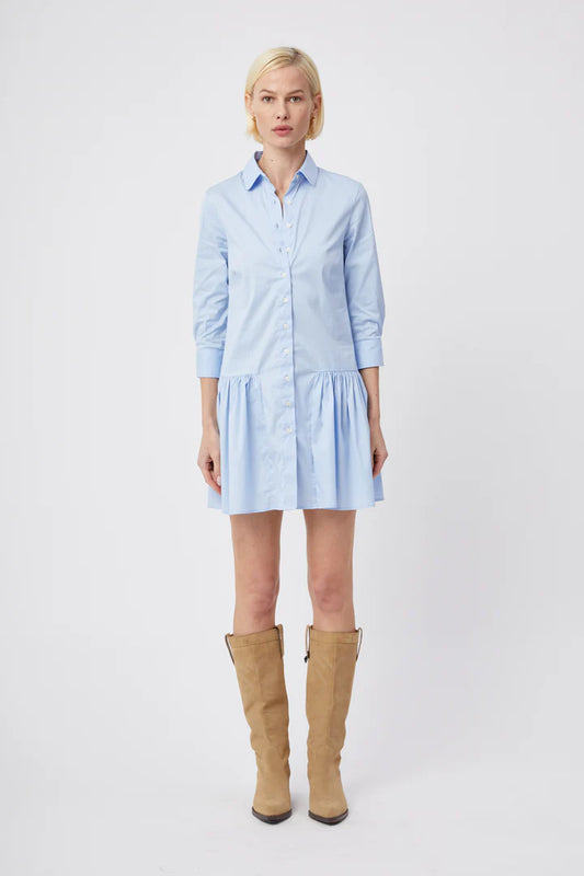 Drop Waist Shirt Dress