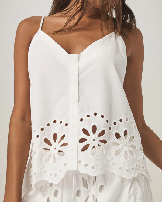 Emma Eyelet Tank