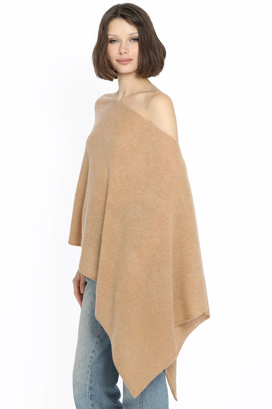 Ruana 100% Cashmere Poncho (2)