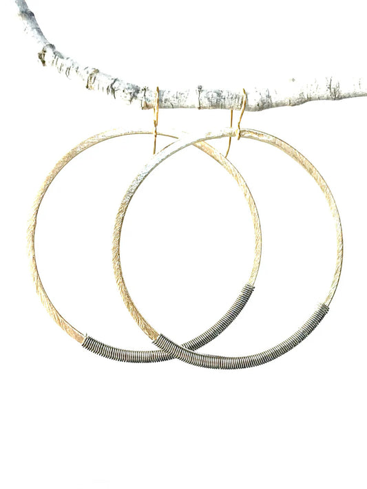 CVGH Wrap Gold Hoops