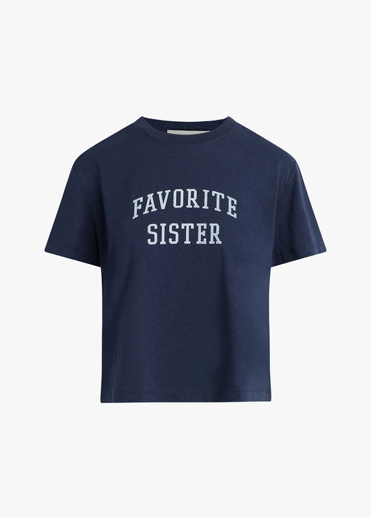 Favorite Sister Cropped Tee