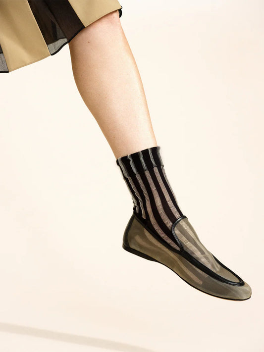 Mykonos Sheer Crew Sock