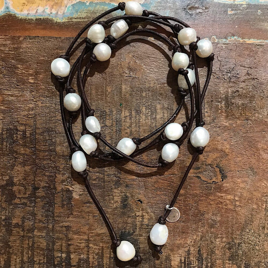Weekender Lariat w/Nugget Pearls