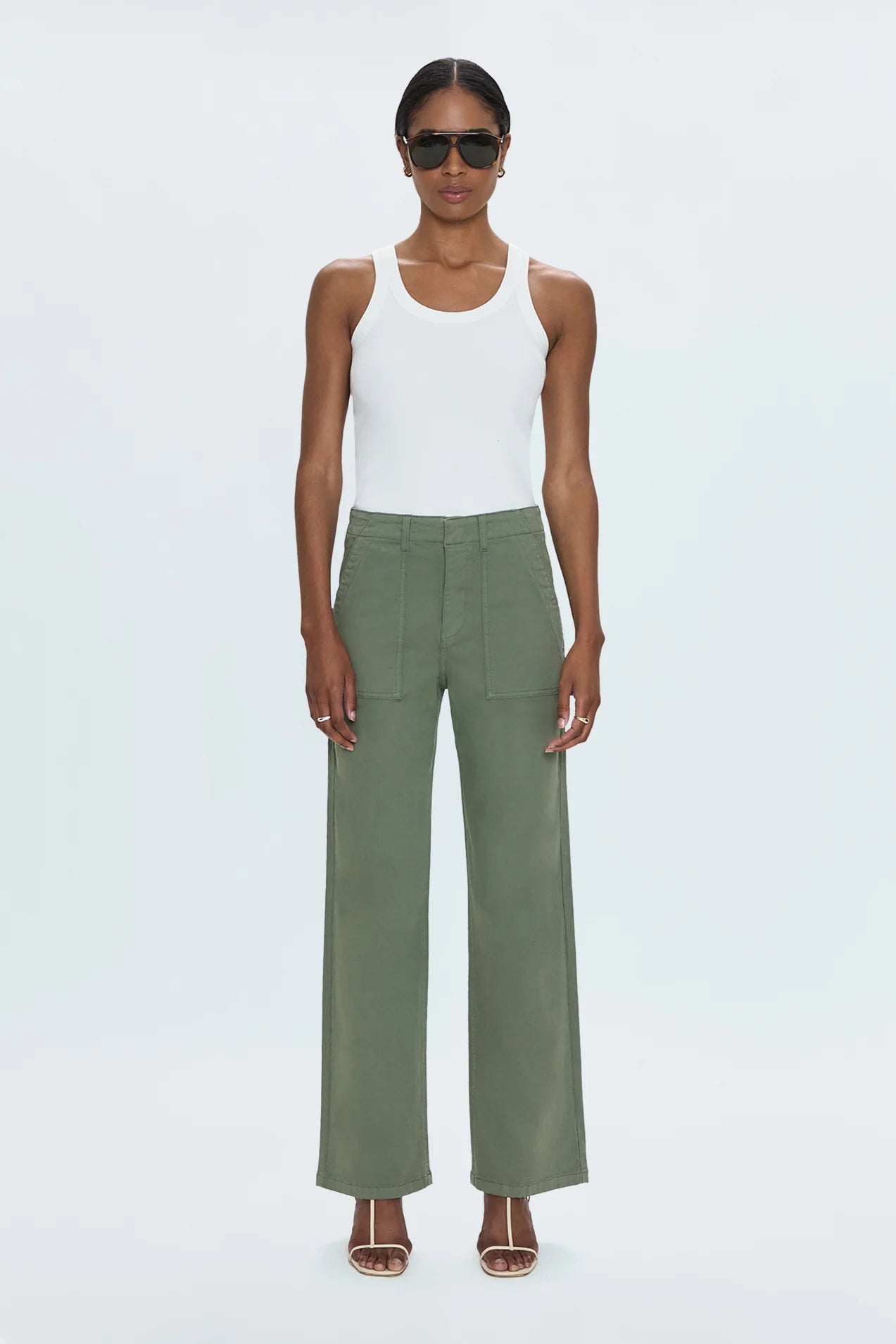 Pistola Nicole Full Length Wide Leg Pant.