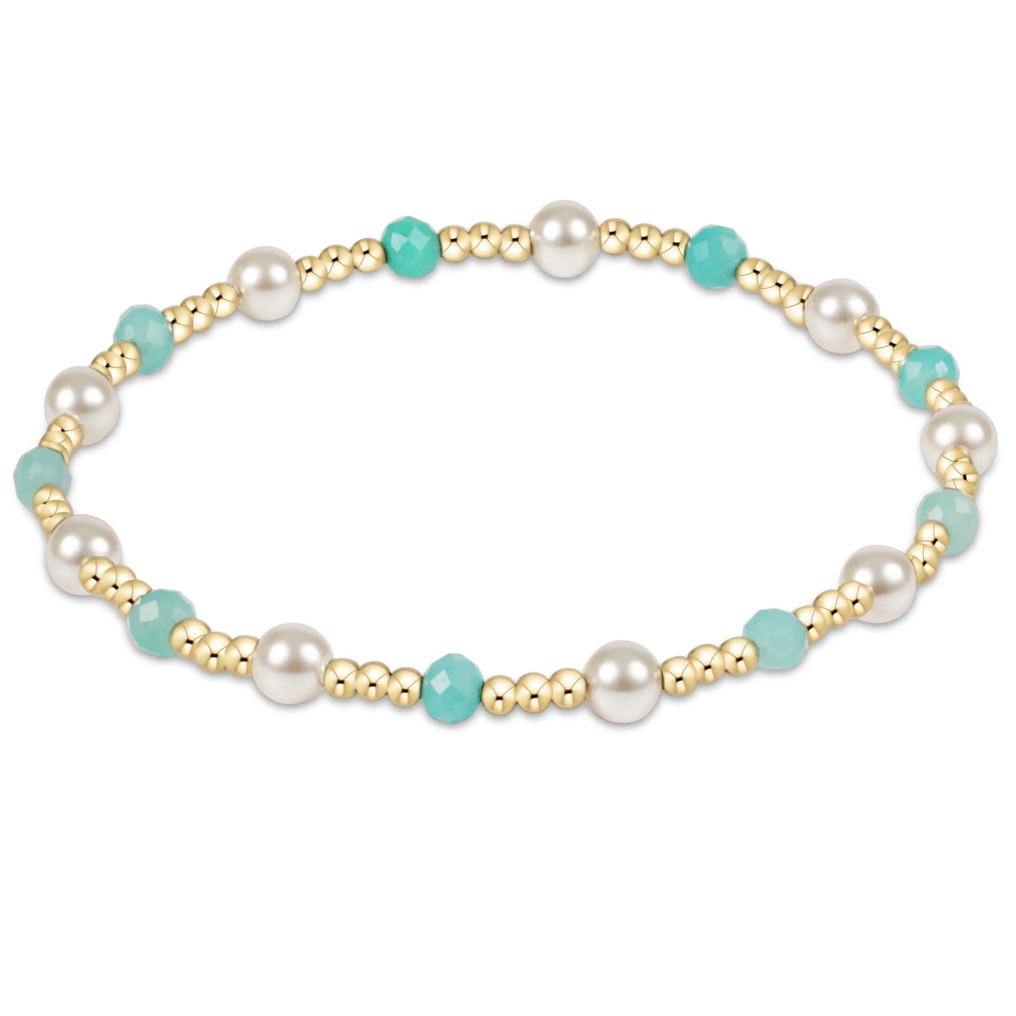 Pearl Sincerity 4MM Bracelet - Gem Stone