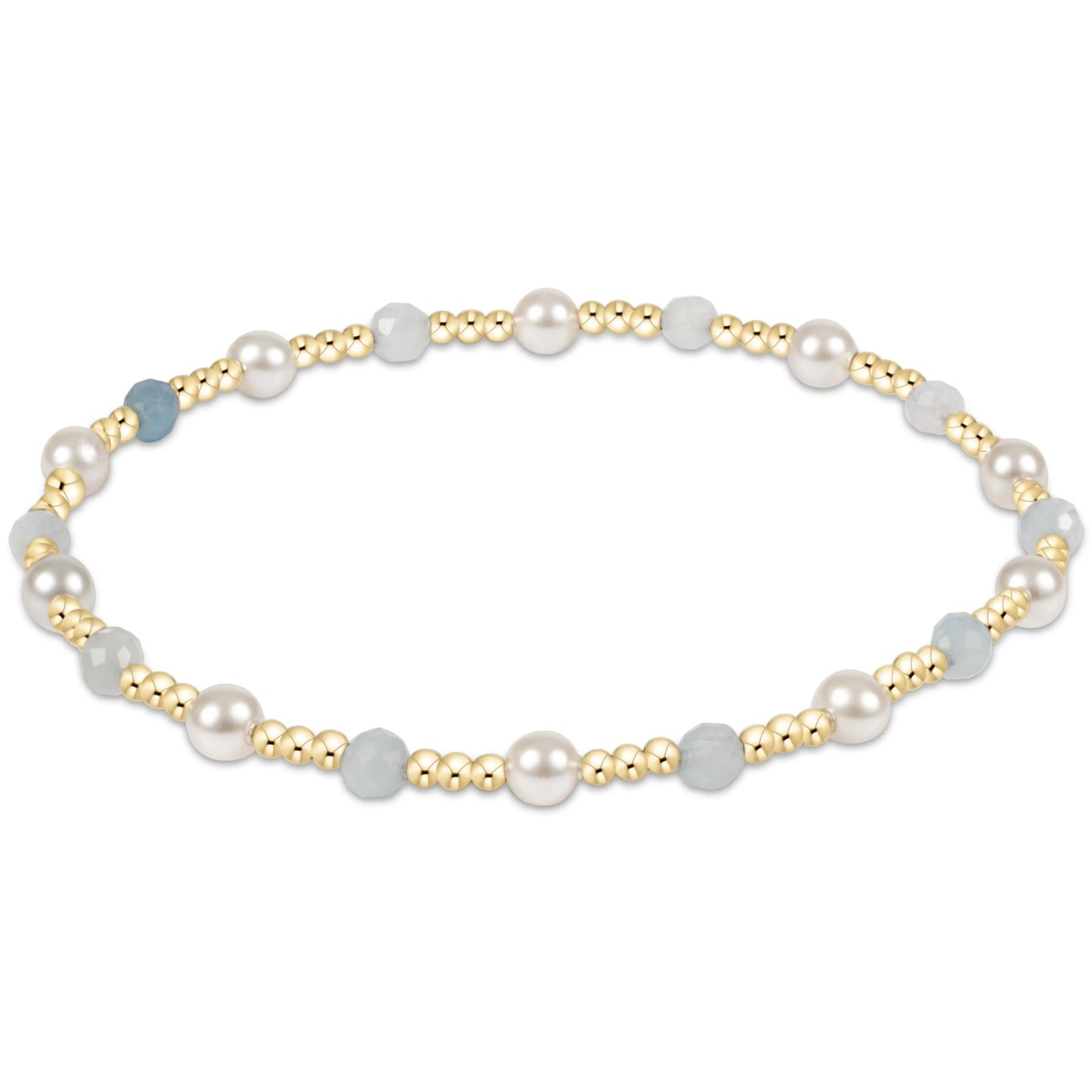 Pearl Sincerity 4MM Bracelet - Gem Stone